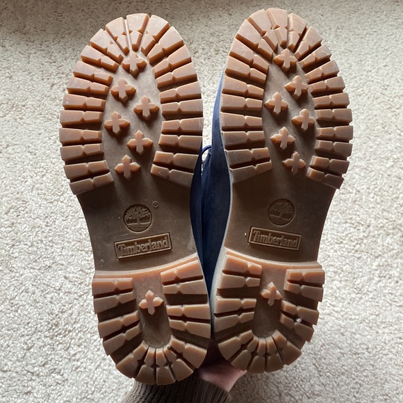 Timberland Like New Navy Blue Women’s 9.5 Classic Suede Ortholite Boots - Picture 7 of 9